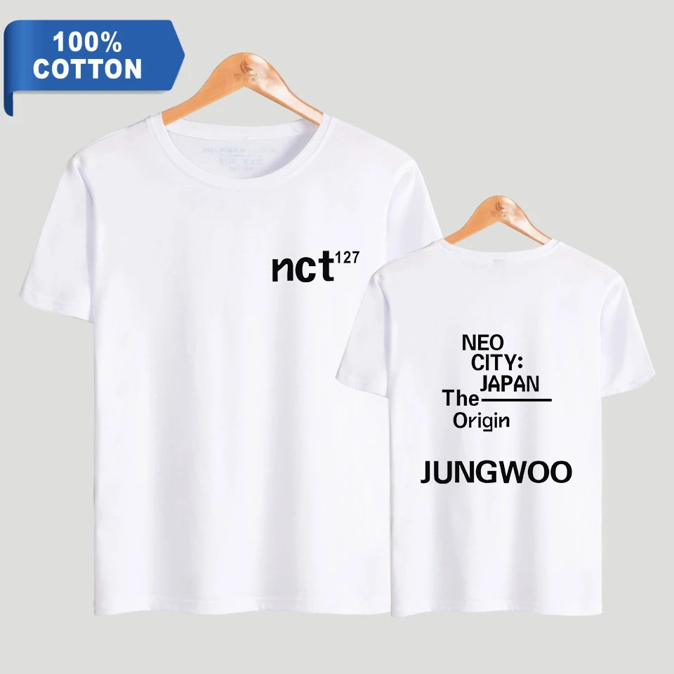Хлопок NCT 127 футболка женская/Мужская Унисекс с коротким рукавом Повседневная футболка Harajuku футболка одежда XXS-4XL