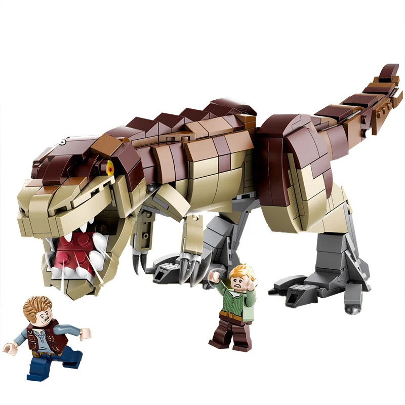 

Dinosaur World Park T. Rex Rampage Tyrannosaurus Building Blocks Kit Bricks Classic Sets Model Kids Toy for Children Gift