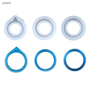 

9Pcs Assorted Sizes DIY Ring Silicone Mold Jewelry Pendant Rings Resin Casting Circle Casting Mould for DIY Craft Making