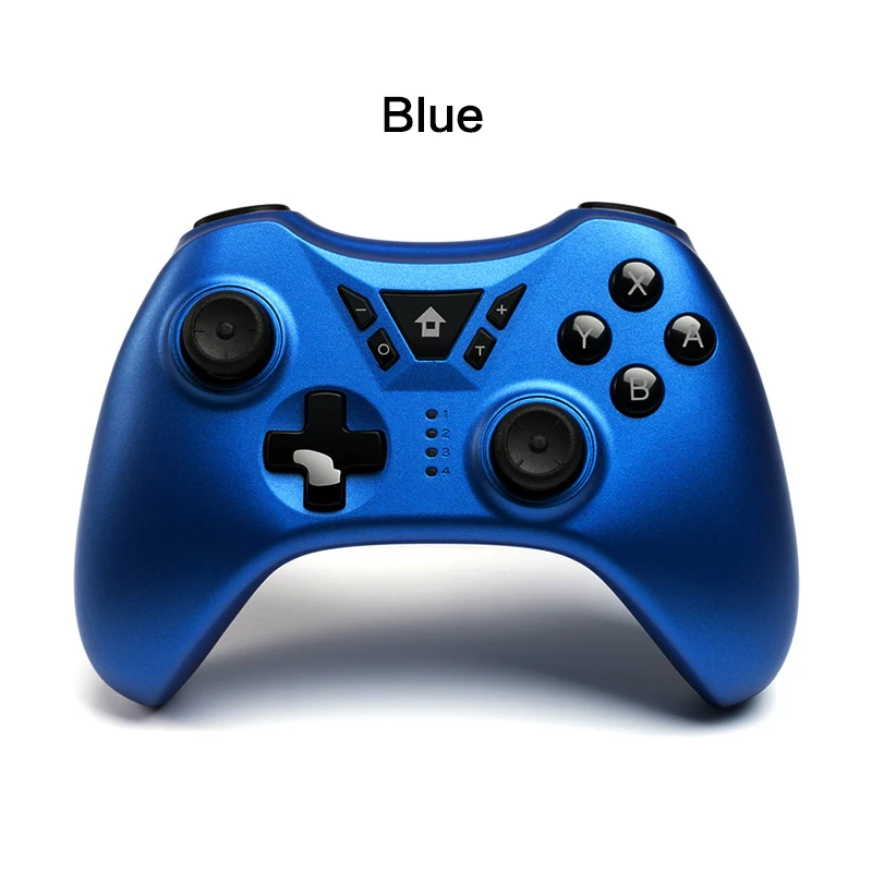 Беспроводной контроллер Bluetooth для переключателя NAND PC игровой контроллер Android для PS3 беспроводной джойстик с вибрацией шестиосевой - Цвет: Синий
