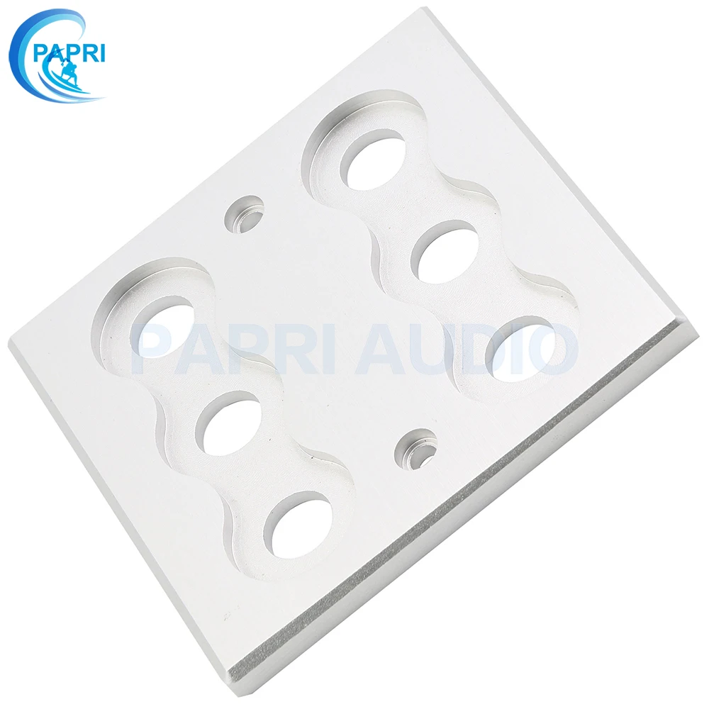 PAPRI твердая алюминиевая CNC 4 отверстия 2/5/6/8 динамик привязывающий пост RCA Jack