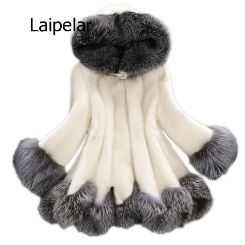 

Winter Coat Women Winter Long Coat Female Hooded Warm Jacket Ladies Loose Plush Coat Fine Workmanship Beautiful Version Gifts