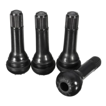 

Rubber Valve Stems Replacement Snap-in TR-413 Short 100Pcs Accessories