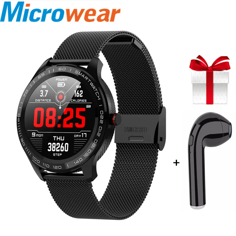 

Smart Watch Men ECG PPG IP68 Waterproof Smartwatch With Heart Rate Monitor Blood Pressure Oxygen Sport Fitness Tracker VS L7 L8