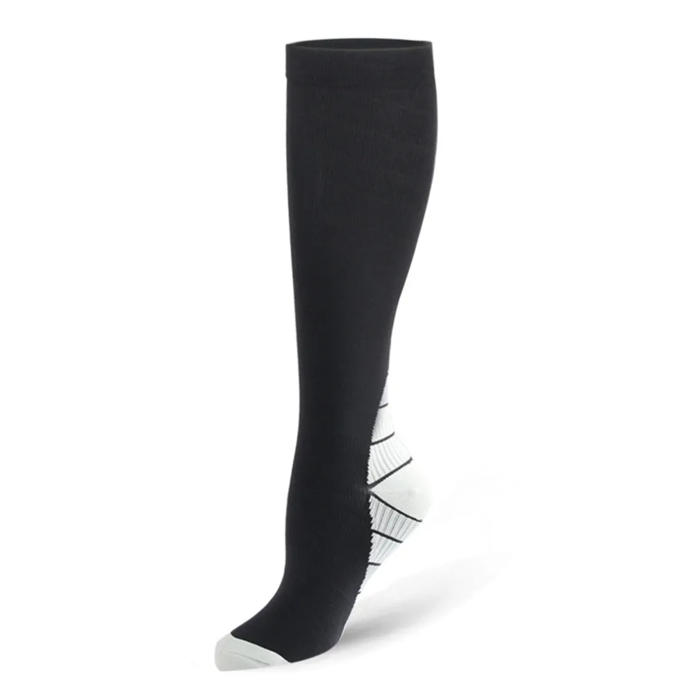 SFIT Chaussette, футбольные носки для бега, Гольфы выше колена, Спортивные Компрессионные чулки, уличные велосипедные спортивные носки баскетбольные - Цвет: E416195A