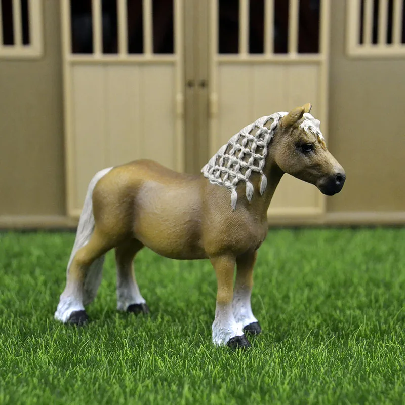 Haflinger horse 44 вида сельскохозяйственных животных Appaloosa Гарвардский Ганновер Clydesdale Quarter arabian Horse коллекция ферма стабильная фигурка модель детская игрушка - Цвет: Haflinger horse