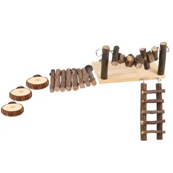 

1 Set Hamster Toy Springboard Ladder Toy Pet Ladder for Hamster Home Pet