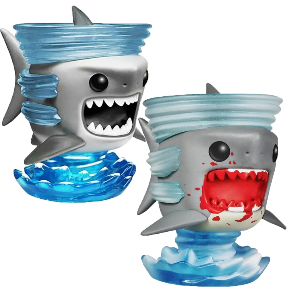 #134 salpicaduras de sangre Sharknado figura sangrienta adornos de tiburón modelo muñeca juguetes Horror Ciencia película condición regalo - AliExpress Juguetes y pasatiempos