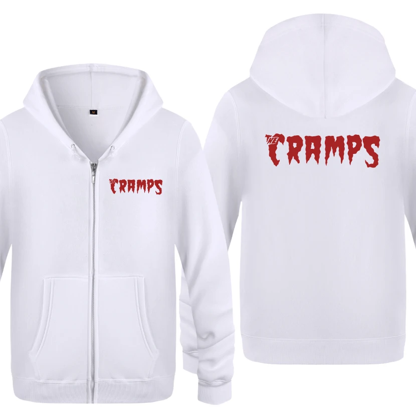 The Cramps Rock Band толстовки мужские мужская молния с капюшоном флисовые толстовки кардиганы
