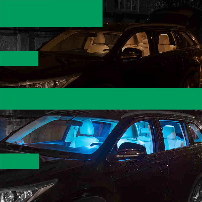 Lsrtw2017 Светодиодная лампа автомобиля для чтения светильник для toyota highlander 2013 Kluger