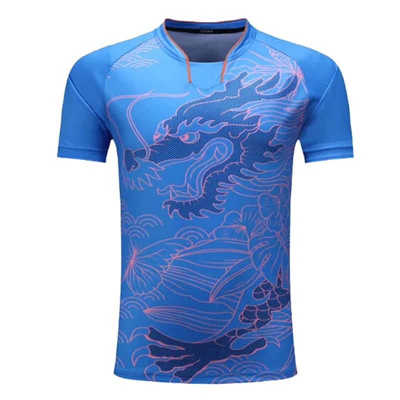 Для мужчин дизайнерские Бадминтон футболка Для женщин Настольный теннис футболка s быстросохнущая тонкий Fi футболка s Tops& Tees, Для мужчин пинг понг футболка