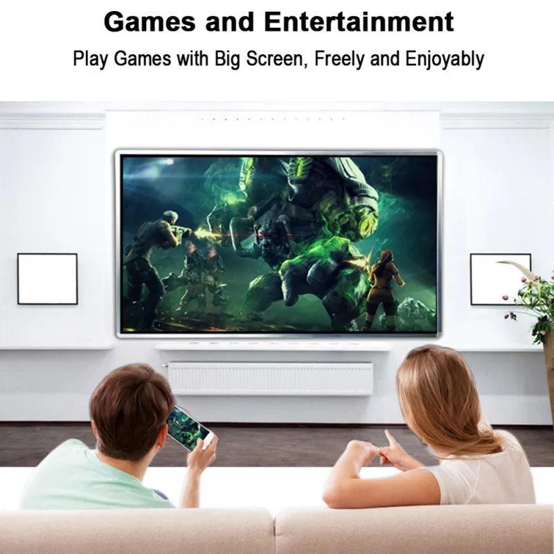 Горячая для Netflix Youtube беспроводной экранный преобразователь кабель Plug-and-play Wi-Fi дисплей литье зеркальное отображение адаптер Соединительный шнур