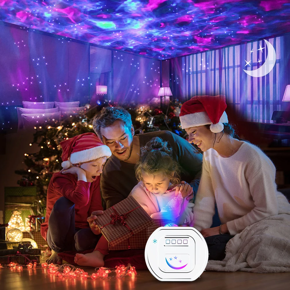 sony projector VCHIP XK16 Galaxy Projector Christmas Projectorl Starry Starlight LED Lights Bluetooth Music Laser Proyector  For Party Children smart projector