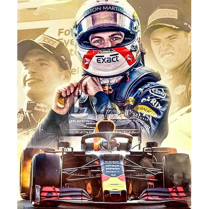 

F1 Competition player Daimond Painting Full Square/Round Drill 5D Diamond Rhinestone Embroidery Painting Cross Stitch Kit Pictur