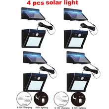 2/4pcs 100/56/30 LED Solar Light Outdoor Solar Lamp PIR Motion Sensor Solar Panel Night Security Wall Light Garden Yard Path Wat 2/4pcs 100/56/30 LED Solar Light Outdoor Solar Lamp PIR Motion Sensor Solar Panel Night Security Wall Light Garden Yard Path Wat