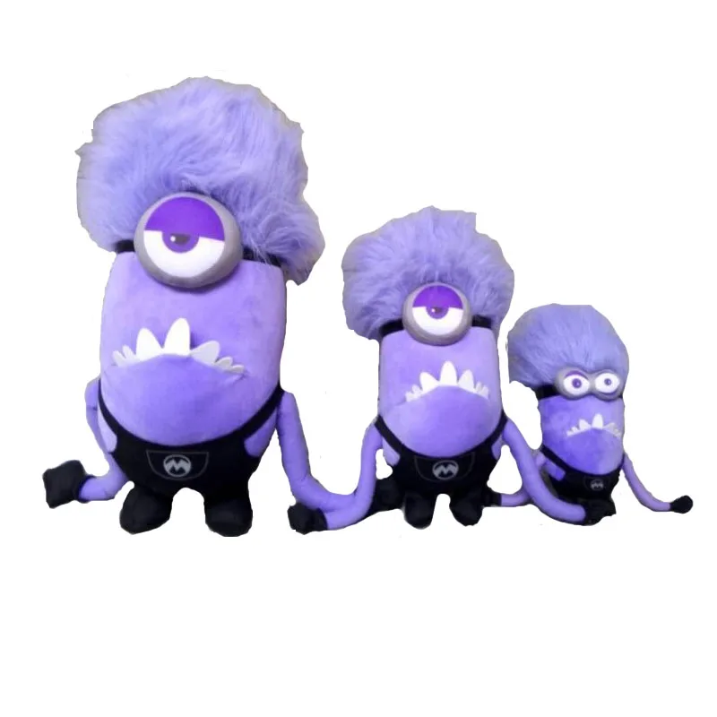 Фиолетово-серая плюшевая кукла журавль гадкий я забавные мягкие игрушки