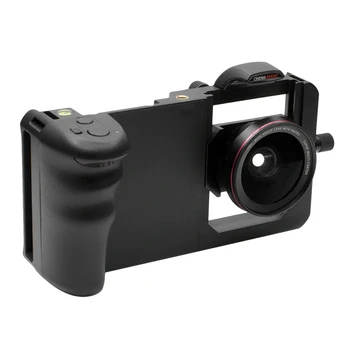 

Hot 2-In-1 Wide Angle Lens Macro Lens Photography Kit Phone Stabilizer Gimbal Holder