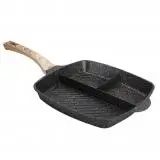 

Multifunctional Omelette Non Stick 3 Holes Restaurant Frying Pan Breakfast Pot Long Handle Cooking Steak For Induction Cooker