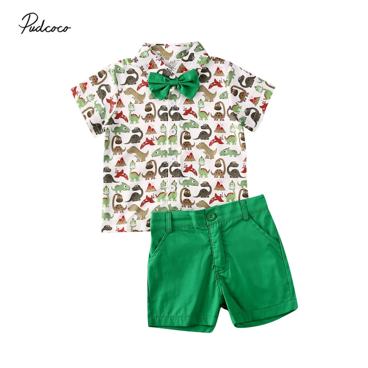 baby boy green shorts