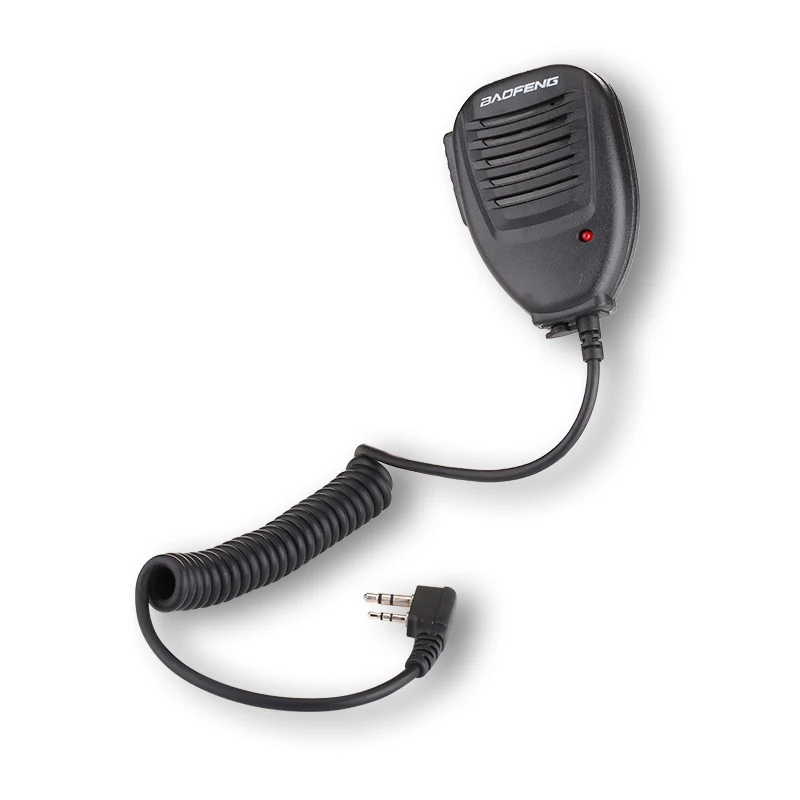 Walkie Talkie Parts PTT con luz altavoz de micrófono duradero para UV-5R BF-888S UV-82 Radio DE A Plus accesorios de Radio