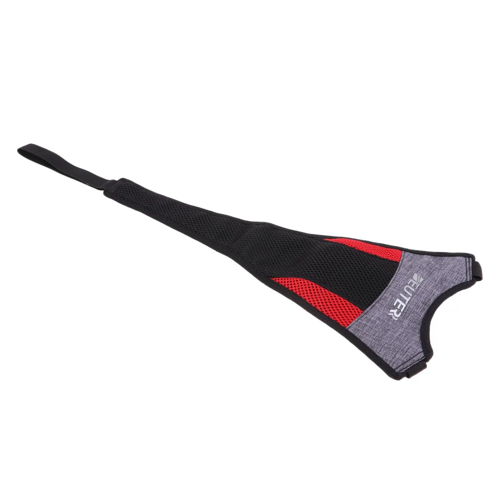 Indoor Bike Trainer Frame Sweat Cover Guard Net Catcher Absorbs Sweat Strap with Phone Holder Black Red
