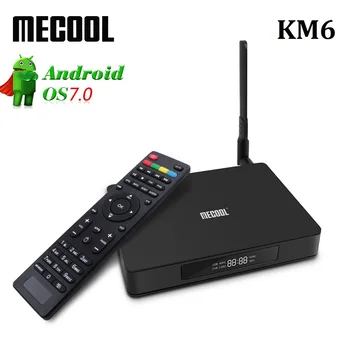 

MECOOL K6 DVB-T2 DVB-S2 Smart TV Box Hisilicon HI3798M Quad Core 2GB RAM 16GB ROM 4K Set top Box Android 7.0