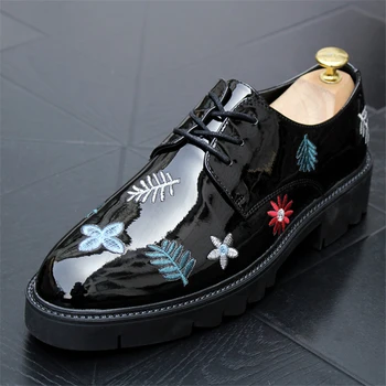 

Men Casual Shoes Leather Shoes Men Fashion Breathable Slip On Lace-up Genuine Leather Men Shoes Oxford Shoes For Men