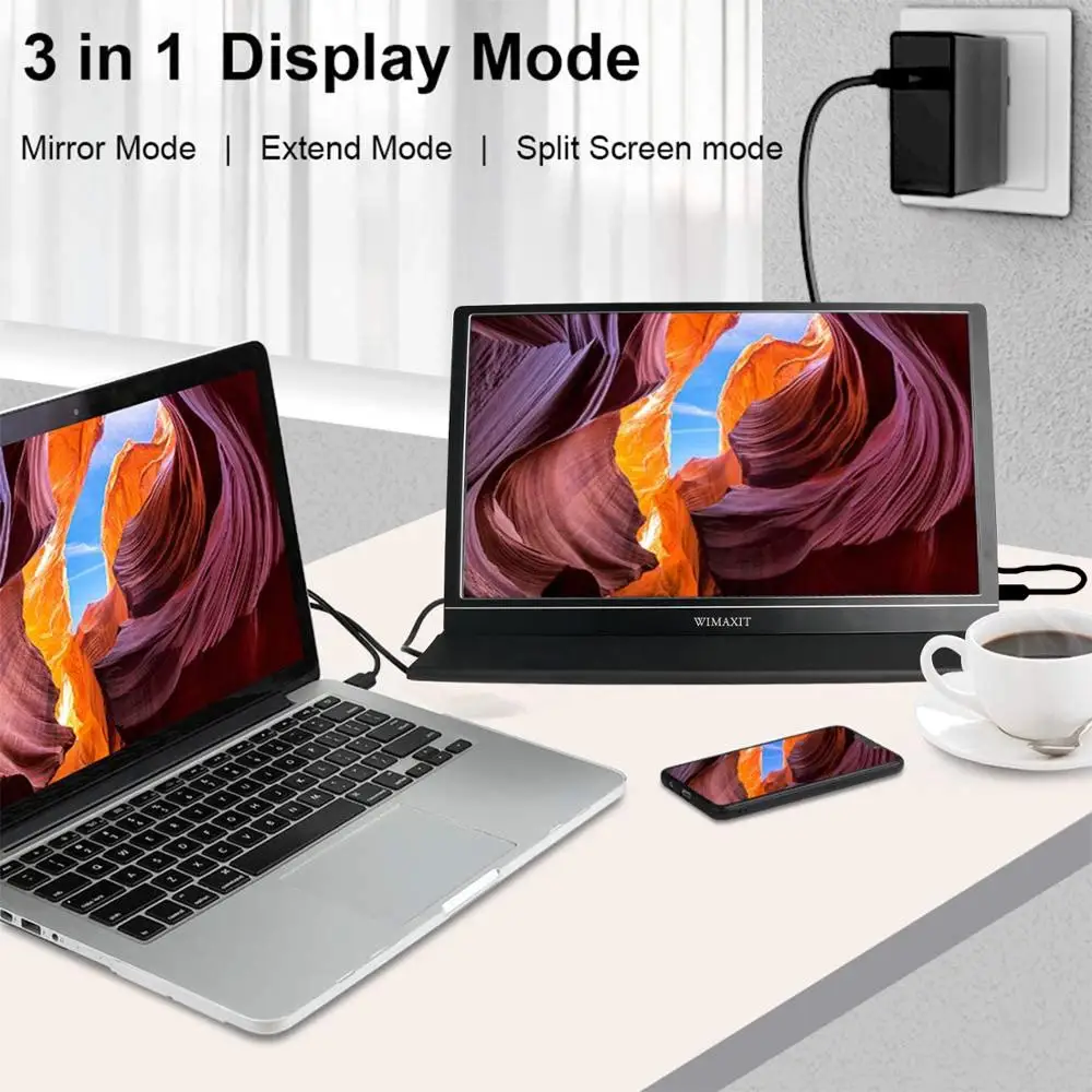 Wimaxit M1563c Portable Monitor 15.6 