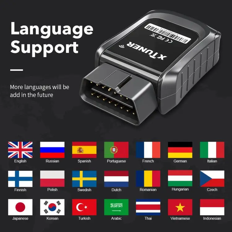 Xтюнер E3 E1OBD2 автомобильный диагностический инструмент Wifi ODB2 ABS Двигатель SRS