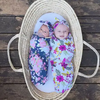 

Organic Cotton Swaddle Blanket Sleeping Bags Newborn Infant Baby Wrap Sleeping Bag