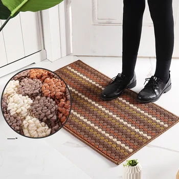 

Non-Slip Bath Carpet Water Absorption Bedroom Mat Plush Kitchen Bathroom Pad Door Decor 37x57/47X77CM TB Sale