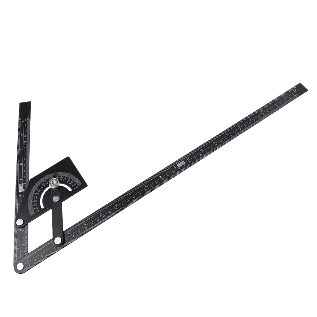 Drop Ship 0-180 Degree Angle Finder Marking Gauge Multifunction Protractor Measuring Ruler Woodworking Tool