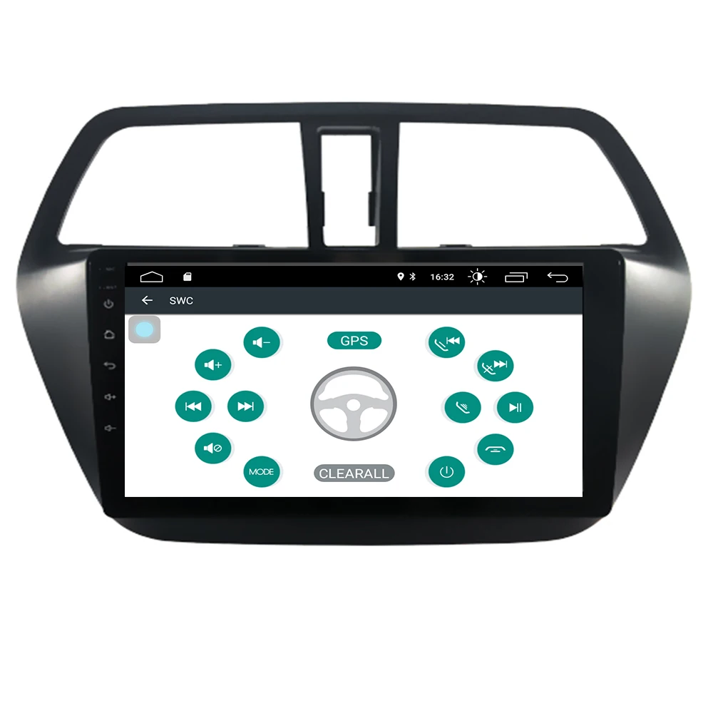 " 2.5D автомобильный DVD мультимедийный плеер для Suzuki S-CROSS SX4- Android 9,0 радио магнитофон навигация gps