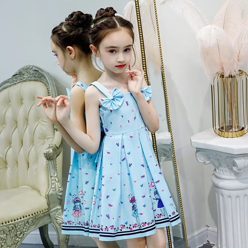 

Summer New Style 2020 Girls Princess Dress Vest Dress New Style Childrenswear Korean-style Camisole Skirt