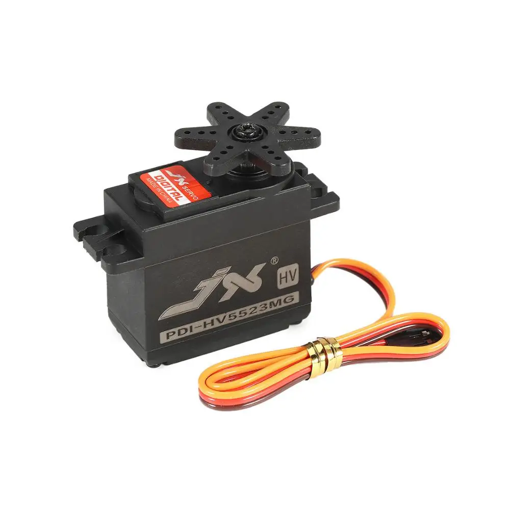 

JX PDI-HV5523 HV High Voltage Metal Gear Digital Core Servo with 23kg High Torque for RC Car Robot Airplane Aircraft Drone DIY