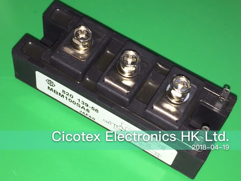 

MBM100AS6 igbt-модуль 100A 600 V Диапазон с мягкими и быстрыми (SFD) диодами для свободного сыворотки IC
