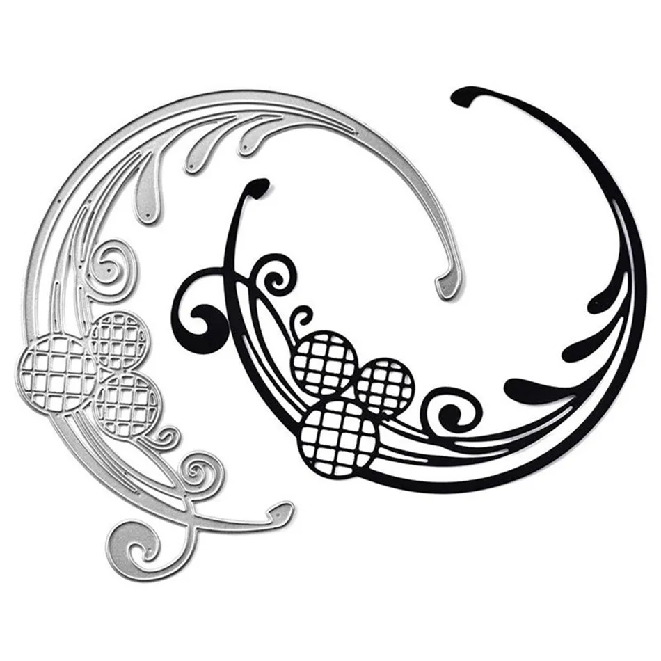 Naifumodo Crescent Dies New Moon металлические режущие штампы DIY Выгравированные штампы ремесло изготовление бумажных карточек Скрапбукинг тиснение Рождество