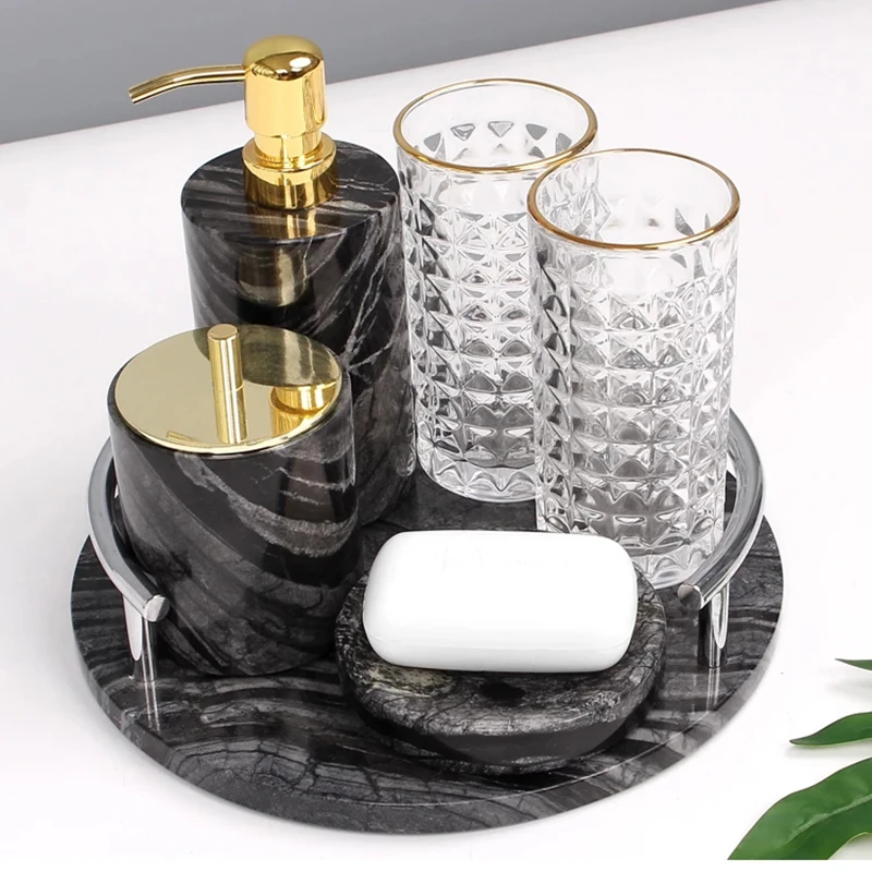 https://ae01.alicdn.com/kf/Hd63c9411d9314e1397233669e37e954dq/Marble-Bathroom-Set-Light-Luxury-Black-Wood-Grain-Hotel-Toiletries-Toothbrush-Cup-Lotion-Bottle-Soap-Dish.jpg