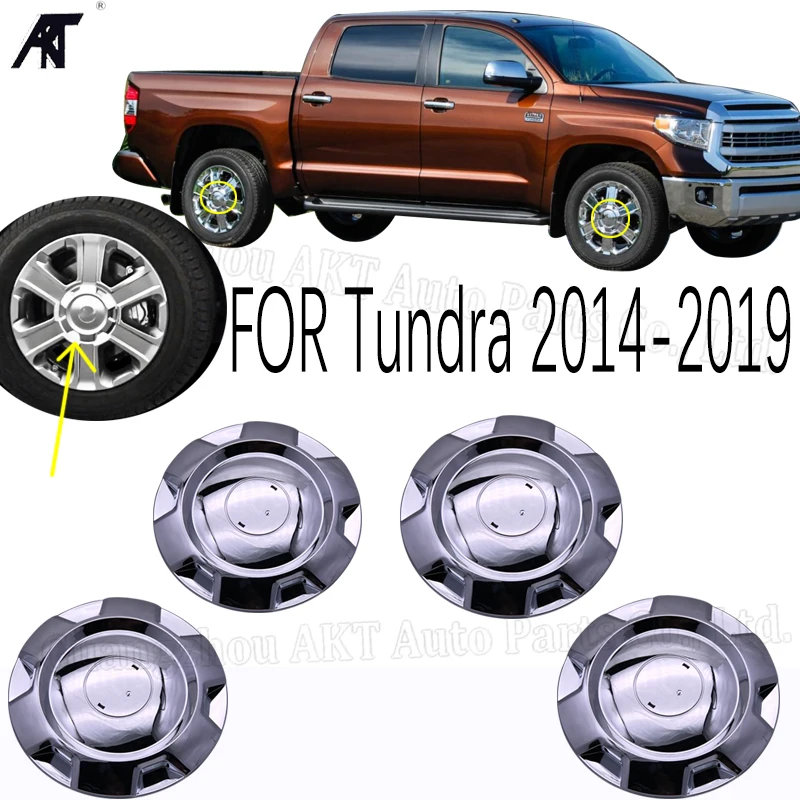 4 шт. хромированная крышка колеса для 2014 16 Toyota Tundra ступицы центральный обод