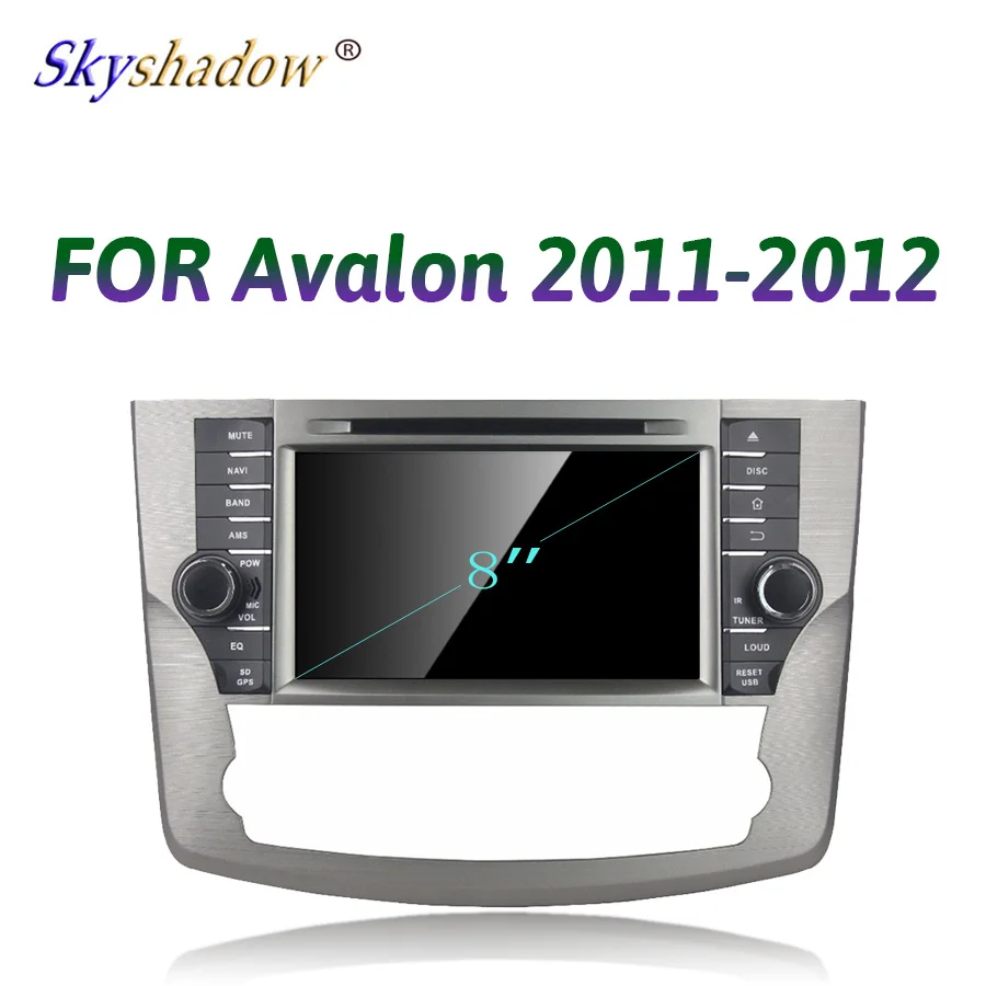 2DIN Android 9,0 4 Гб 64 Гб rom 8 ядерный для Toyota Avalon 2011 2012 автомобильный DVD мультимедийный плеер Wifi RDS радио gps ГЛОНАСС Карта BT 4,2