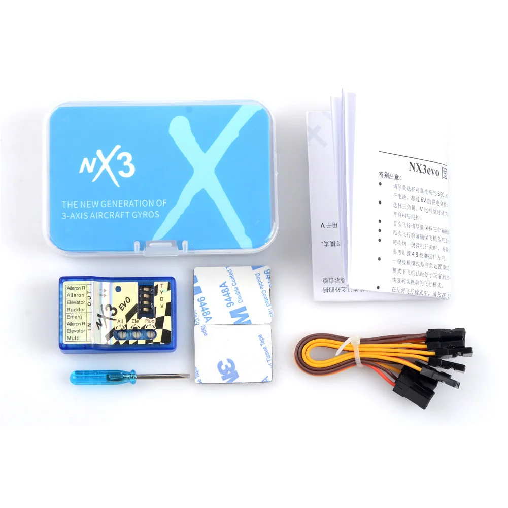 Fixed-wing NX3 EVO Flight Control Board, One-button Rescue, Automatic Balance, 2D 3D Flight Control System Upgrade