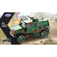 

High-tech Military Weapon Series 1:30 Scale ATF Dingo Transporter Building Blocks Model Toys For Children Gifts