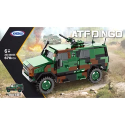 Porte arme militaire de haute technologie, blocs de construction, échelle 1:30, ATF dako Transporter, modèle jouets pour enfants, cadeaux 
