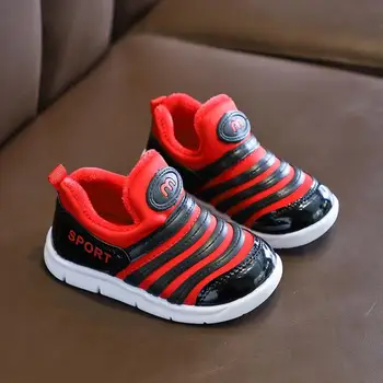 

Kids warm Shoes Soft Sneakers Children Casual Running Toddler Boys Girls PU Breathable Sport Sneakers