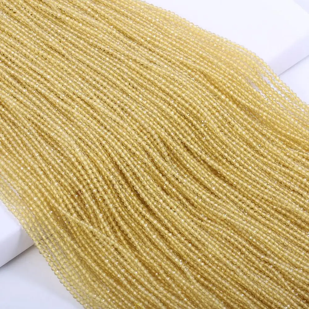 Faceted Stone Beads Spinels Stone Rectangle Section Beads Mixed Color for Jewelry Making DIY Bracelet Necklace Accessories 2/3mm