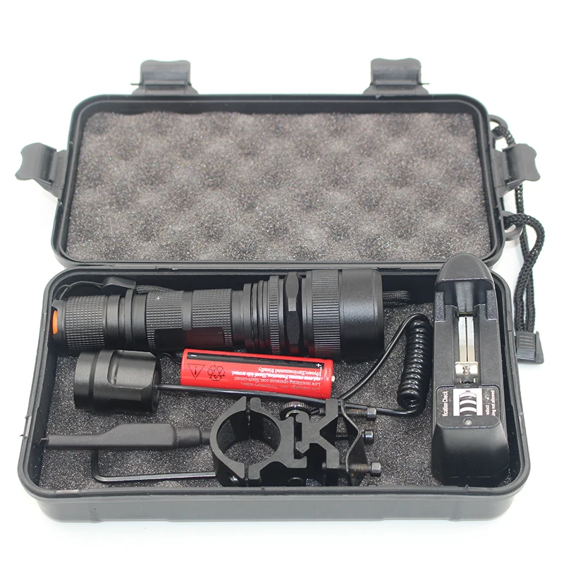 

Litwod z30 USB Rechargeable Led Flashlight XM-L2 U3 5000Lm Zoom Aluminum Remote Switch Led Tactical Flashlight For Hunting