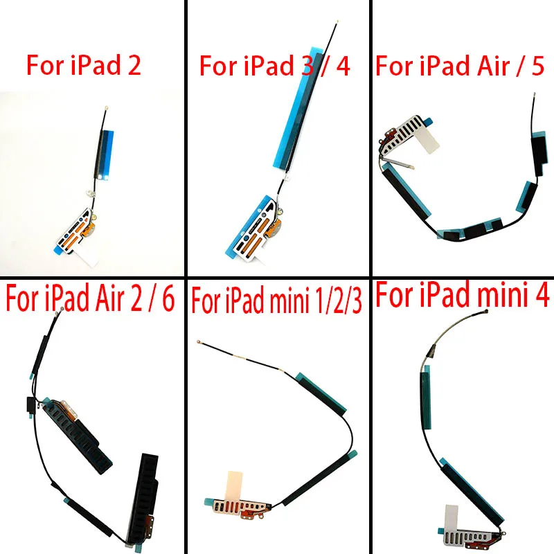 10 шт. Wi-Fi антенны гибкий кабель запасная часть для iPad 2 3 4 5 6 Air 1 Mini антенна Порты и