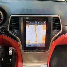 12," Android 9 64+ 4G Tesla с DSP Carplay Автомобильный мультимедийный плеер для JEEP Grand cherokee- gps навигация