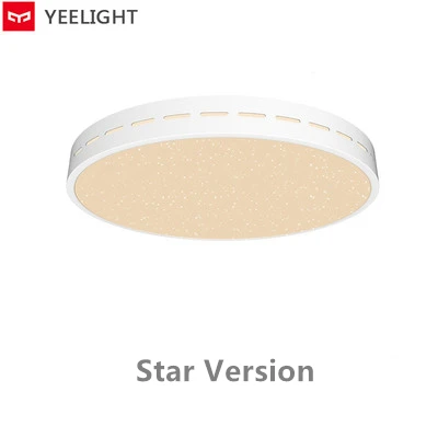 Mijia Yeelight умный потолочный светильник Led 35 Вт Bluetooth WiFi Пульт дистанционного управления быстрая установка для Xiaom Mihome App комплекты для умного дома - Цвет корпуса: Star Version
