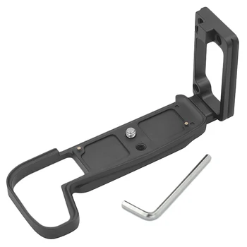 

For Canon EOS RP Vertical Quick Release L Plate Bracket Holder Hand Grip Base Handle Black